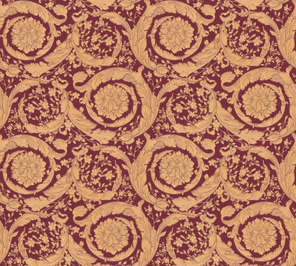 Carta da parati Versace Barocco Red
