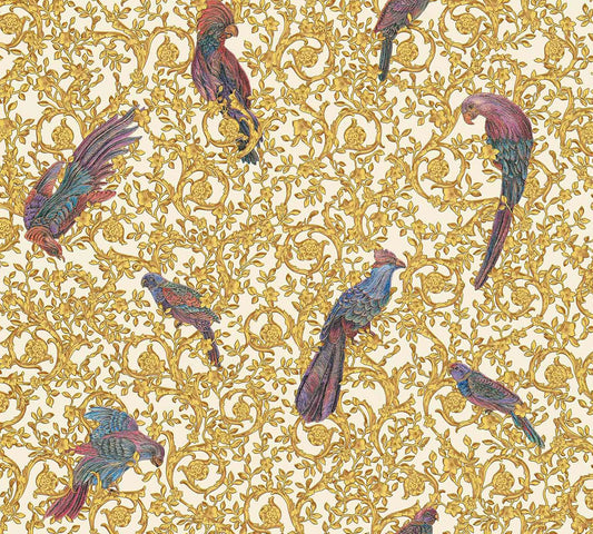Carta da parati Versace Birds 2