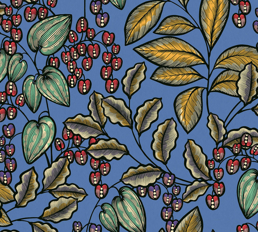 Carta da parati Fiori Modern