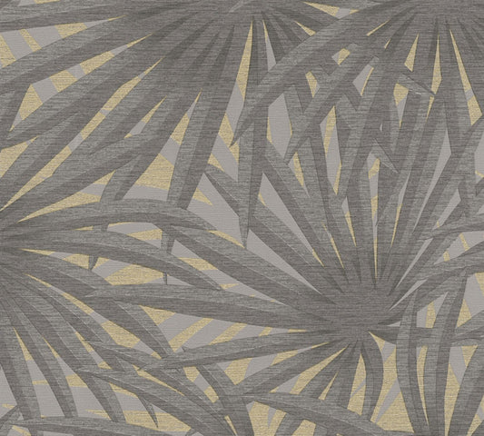 Carta da parati Jungle Palm Gold