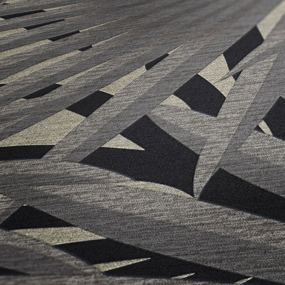 Carta da parati Jungle Palm Grey