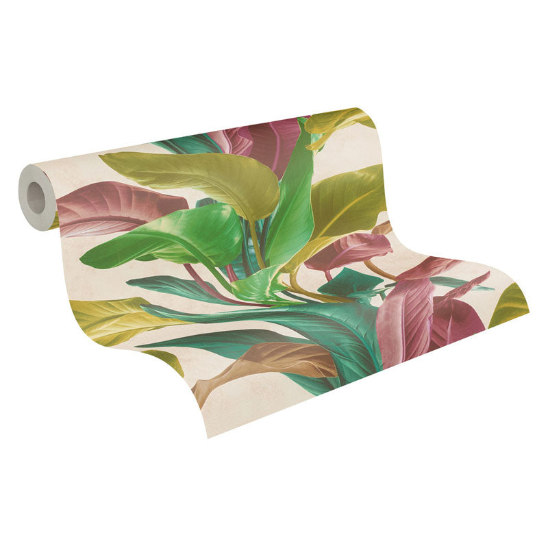 Carta da parati Jungle Colored Leaves