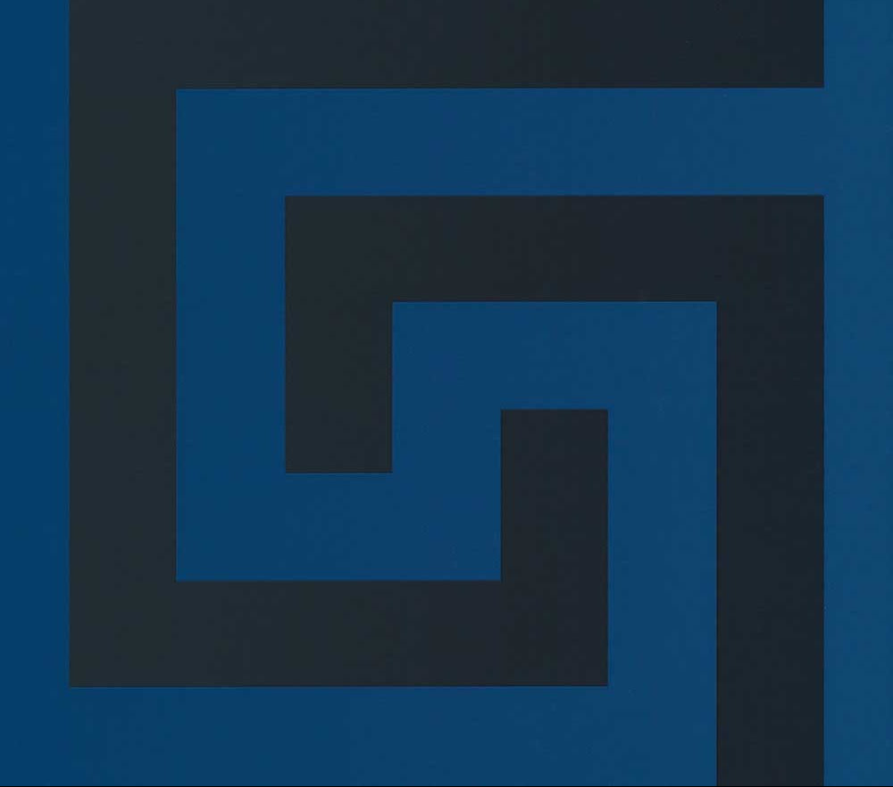 Carta da parati Versace Greek Key Blue