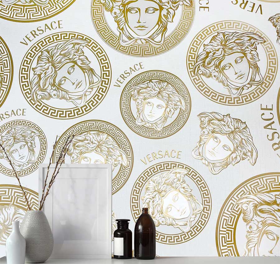 Carta da parati Versace Medusa 2