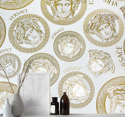 Carta da parati Versace Medusa 2