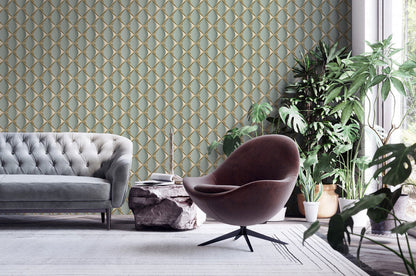 Carta da parati moderna Tile Design 2 in TNT