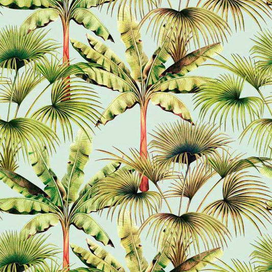 Carta da parati Palmeto Verde | pannello digitale in TNT