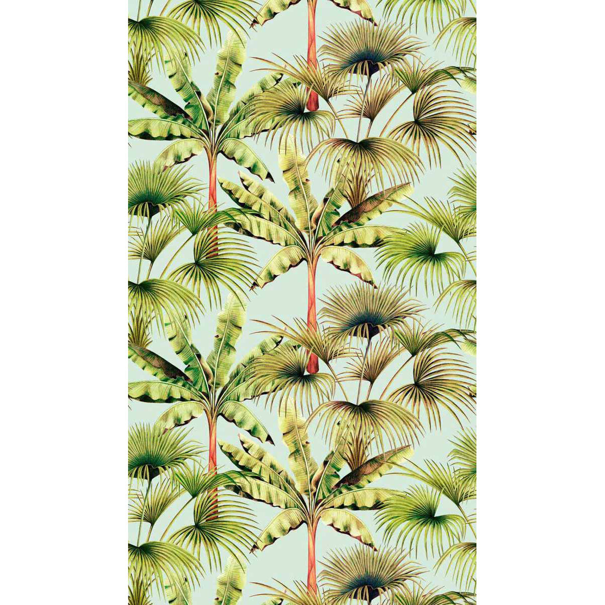Carta da parati Palmeto Verde | pannello digitale in TNT