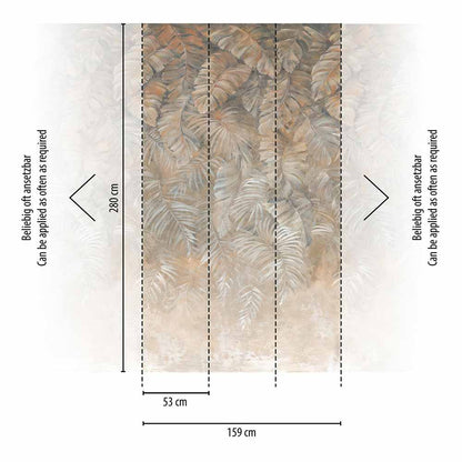 Carta da parati Tropical Sand | pannello digitale in TNT