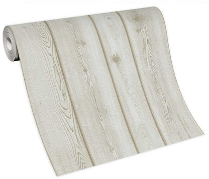 Carta da parati Legno Bianco