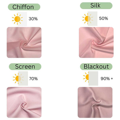 Tenda a pannello Rosa | pannello scorrevole tinta unita