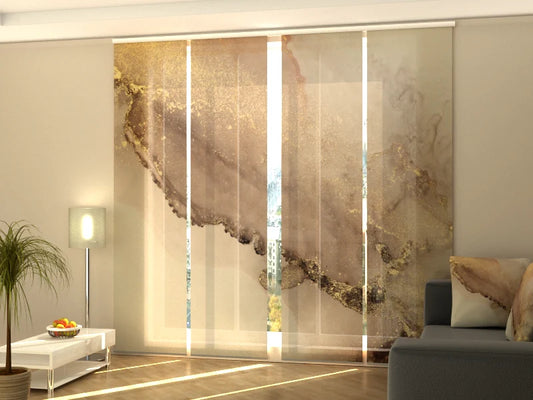 Tenda a pannelli scorrevoli Marmo Beige Oro