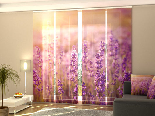 Tenda a pannelli scorrevoli Lavanda
