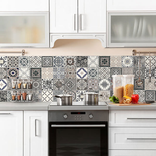 Paraschizzi adesivo cucina Azulejos Classico ignifugo