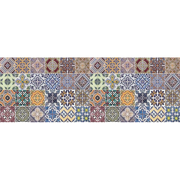 Paraschizzi adesivo cucina Azulejos Color ignifugo