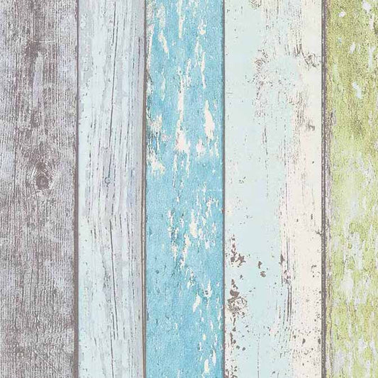 Carta da parati legno New England green