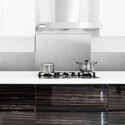 Paraschizzi cucina in alluminio Spazzolato