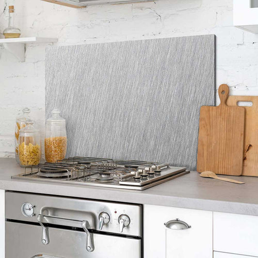 Paraschizzi cucina in alluminio Spazzolato