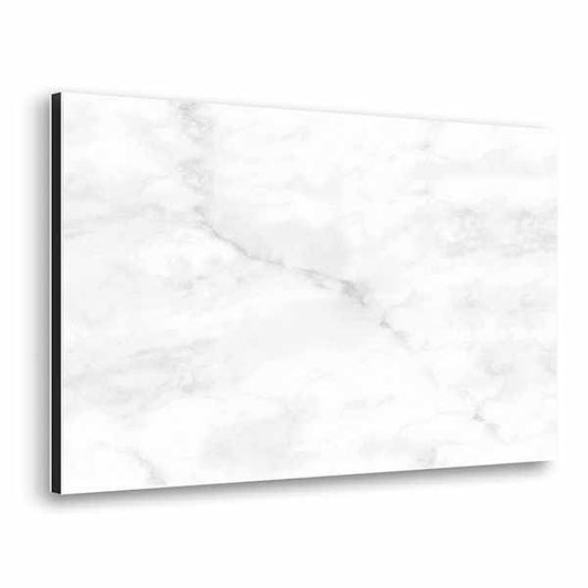 Paraschizzi cucina in alluminio Marmo Bianco