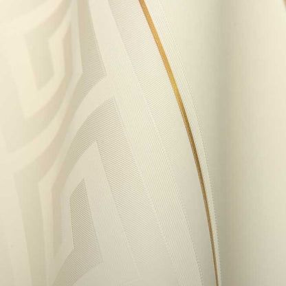 Carta da parati Versace Greek Key Righe Bianche