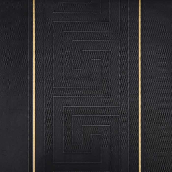 Carta da parati Versace Greek Key Righe Nere