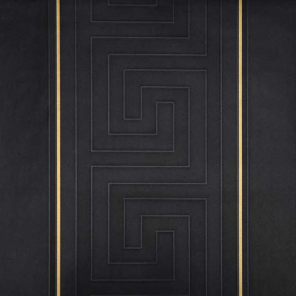 Carta da parati Versace Greek Key Righe Nere