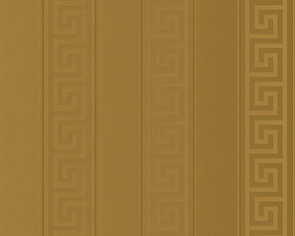 Carta da parati Versace Greek Key Righe Oro