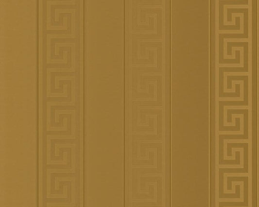 Carta da parati Versace Greek Key Righe Oro