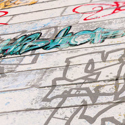 Carta da parati mattoni Graffiti Urbani