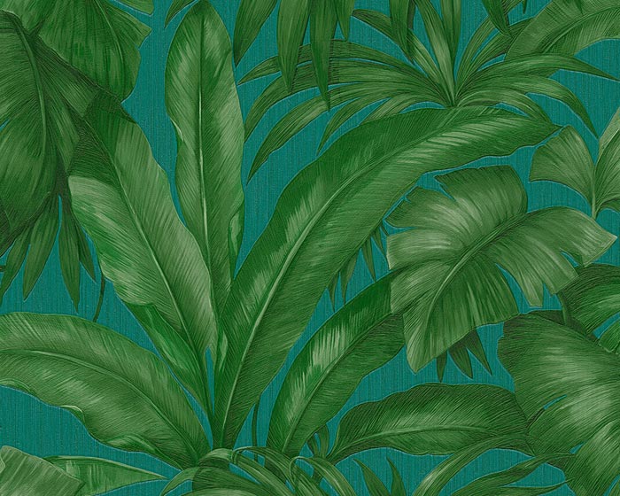 Carta da parati Versace Jungle Blue TNT lusso