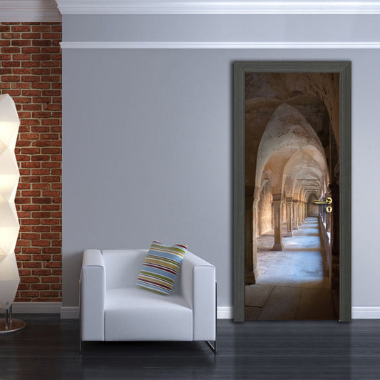 Adesivo per porta Archi Antichi