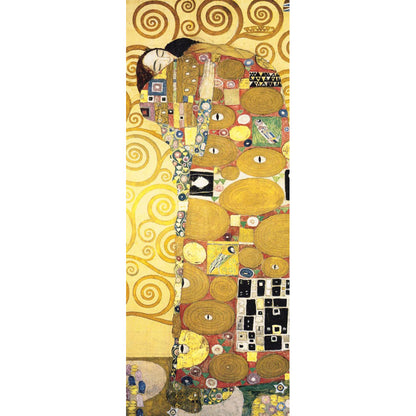 Adesivo per porta L'Abbraccio di Klimt