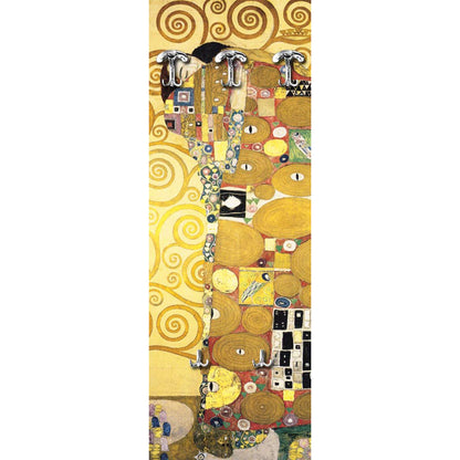 Attaccapanni da parete L'Abbraccio di Klimt