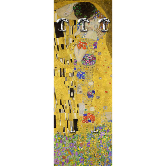 Attaccapanni da parete Il Bacio di Klimt