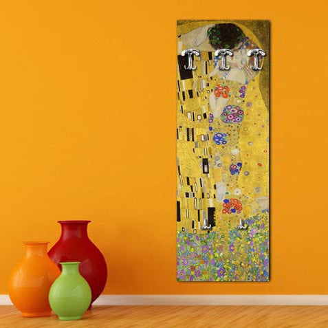 Attaccapanni da parete Il Bacio di Klimt