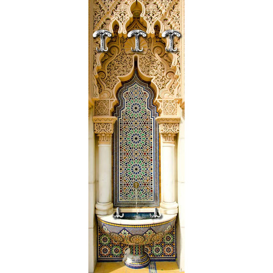 Attaccapanni da parete Fontana Mosaico