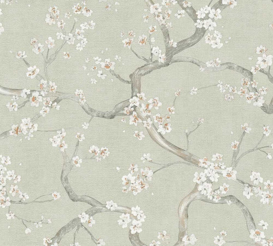 Carta da parati Fiori Ramo Giapponese 1