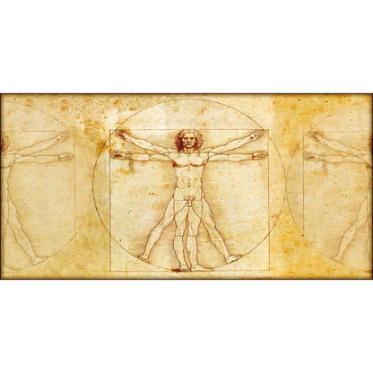 Quadro d’autore Leonardo L'Uomo Vitruviano su tela