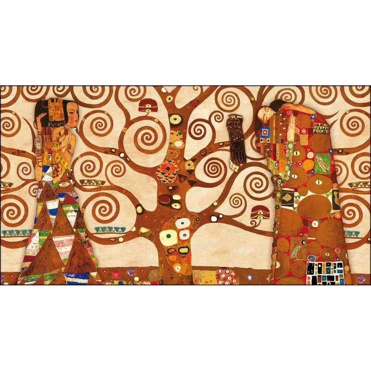 Quadro d’autore Klimt Albero della Vita su tela