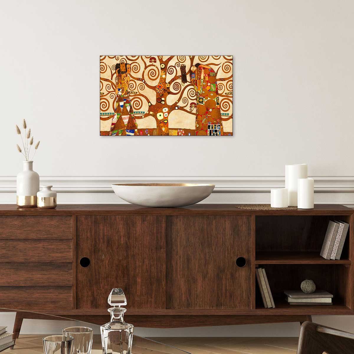 Quadro d’autore Klimt Albero della Vita su tela