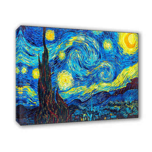 Quadro d’autore Van Gogh Notte Stellata su tela