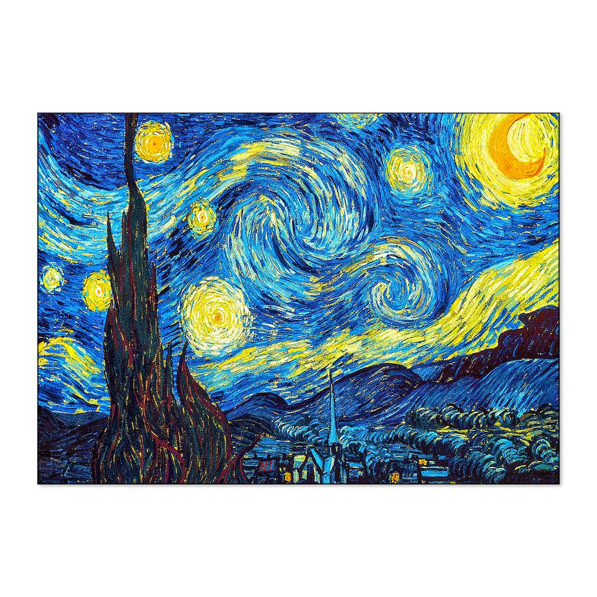 Quadro d’autore Van Gogh Notte Stellata su tela
