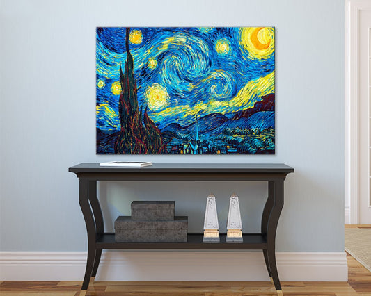 Quadro d’autore Van Gogh Notte Stellata su tela