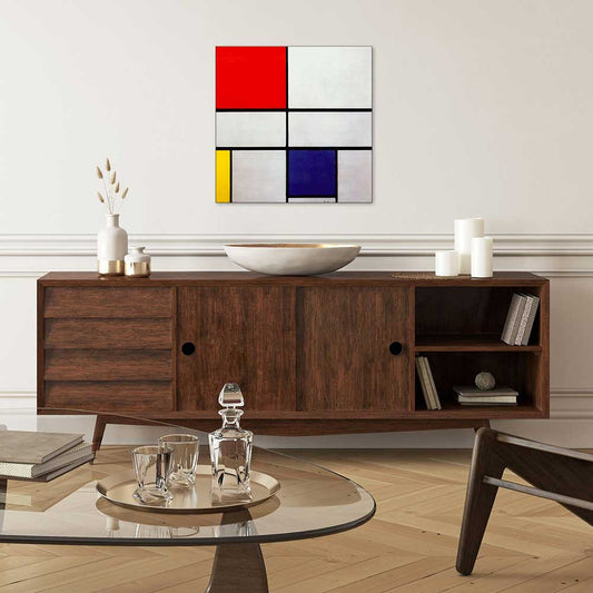 Quadro d’autore Mondrian Composition su tela