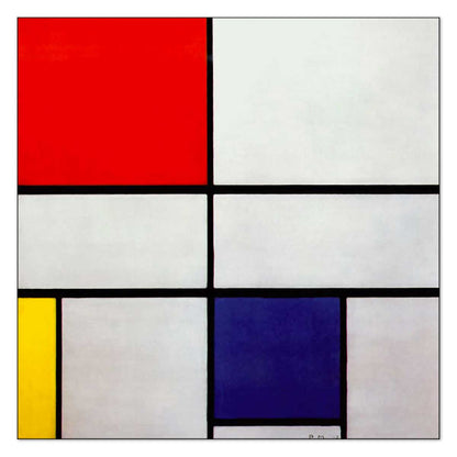 Quadro d’autore Mondrian Composition su tela