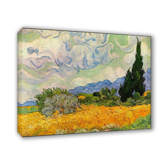 Quadro d’autore Van Gogh Cipressi su tela