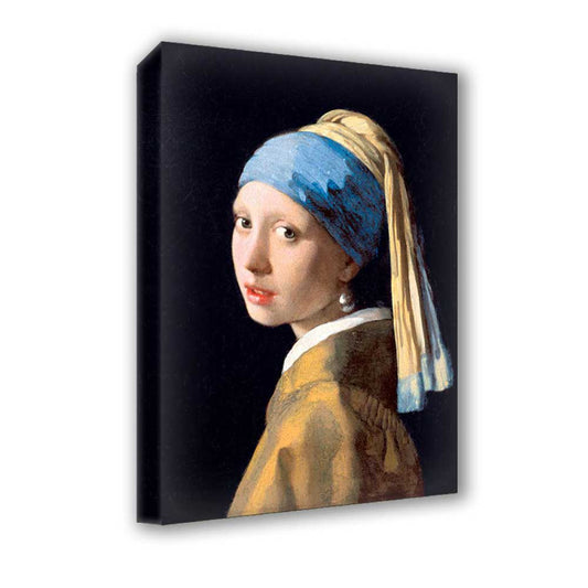 Quadro d’autore Vermeer Ragazza con Orecchino di Perla su tela
