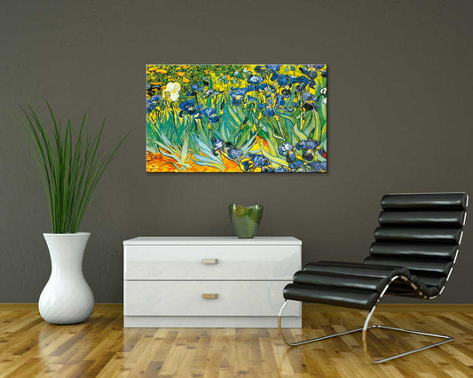 Quadro d’autore Van Gogh Iris su tela