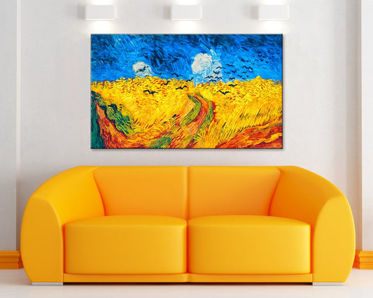 Quadro d’autore Van Gogh Campo di Grano su tela