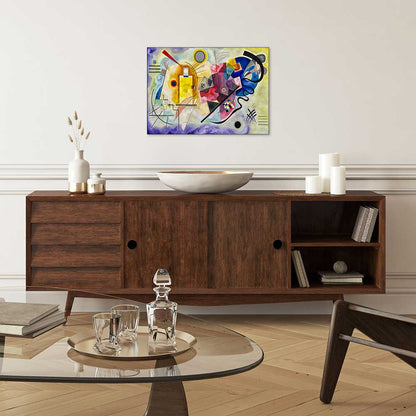Quadro d’autore Kandinskij Giallo Rosso Blu su tela